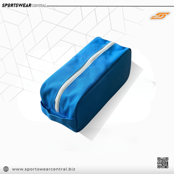 Toiletry Bag – Blue Travel Toiletry Bag with Zipper & Carry Handle